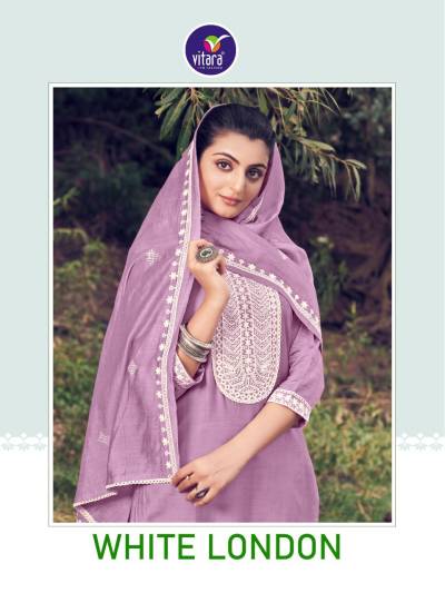 White London By Vitara Designer Kurti Palazzo With Dupatta collection